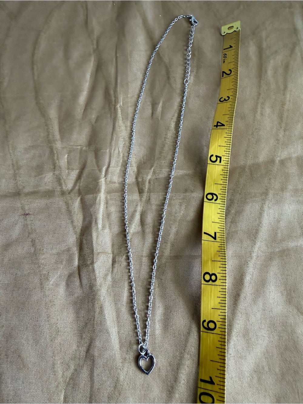 Silver Heart Pendant Necklace - Women's Jewelry - Picture 4 of 4